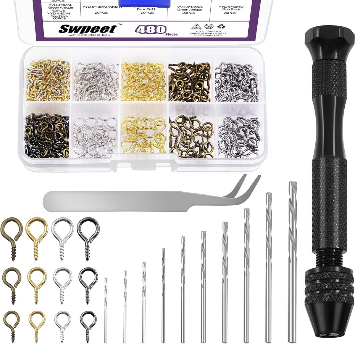 Handboor Set - Pin Vise - Precisie Gereedschap - Ideaal voor Hobbyprojecten - SnelShoppen