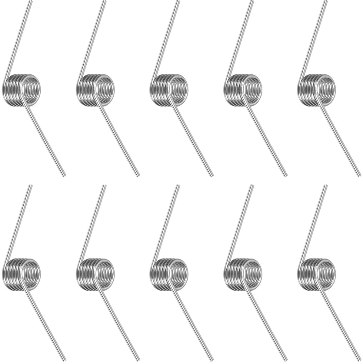 Torsiespring 10pcs 120 graden - RVS 304 - Goede elasticiteit - Voor houtbewerking en reparatie - SnelShoppen