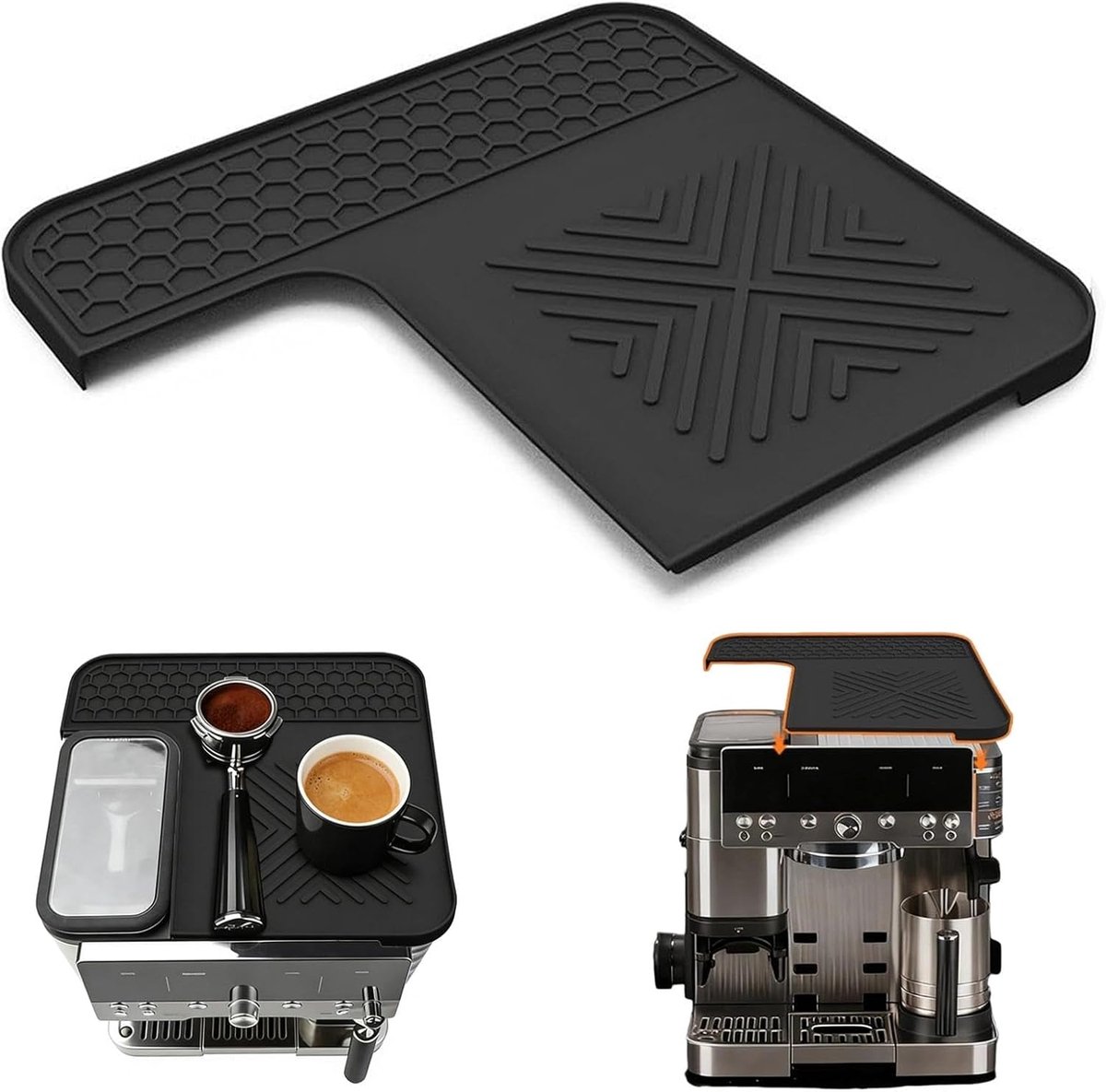 SnelShoppen - Silicone Topmat voor Ninja ES601 Koffiezetapparaat, Antislip, Hittebestendig, Makkelijk Schoon te Maken, Koffiemachine Accessoire, Perfe