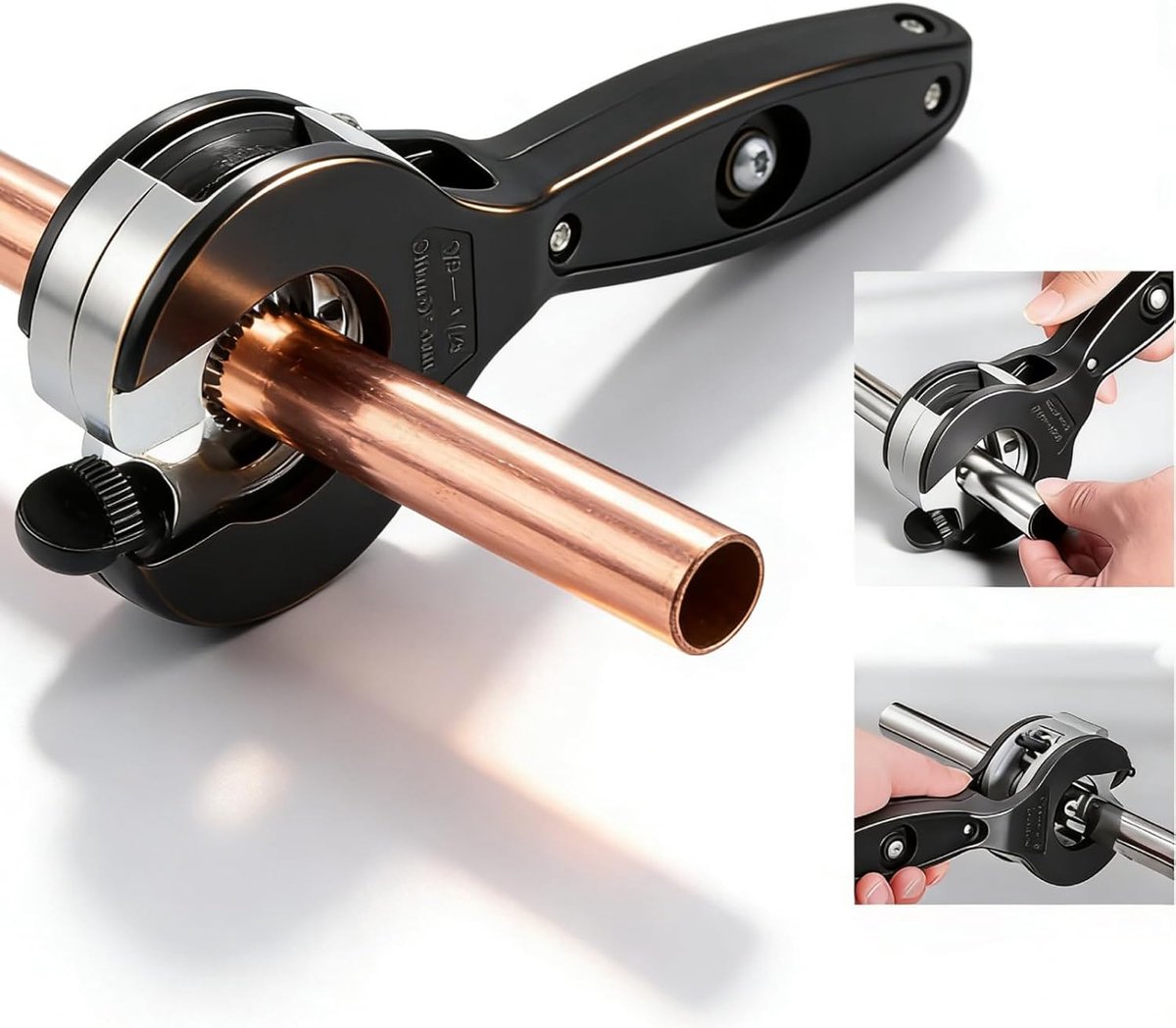 Buisnijder 6 tot 23 mm - Ratchet Pipe Cutter - Voor koper, aluminium en messing - Voor precisie sneden - ShopVlot