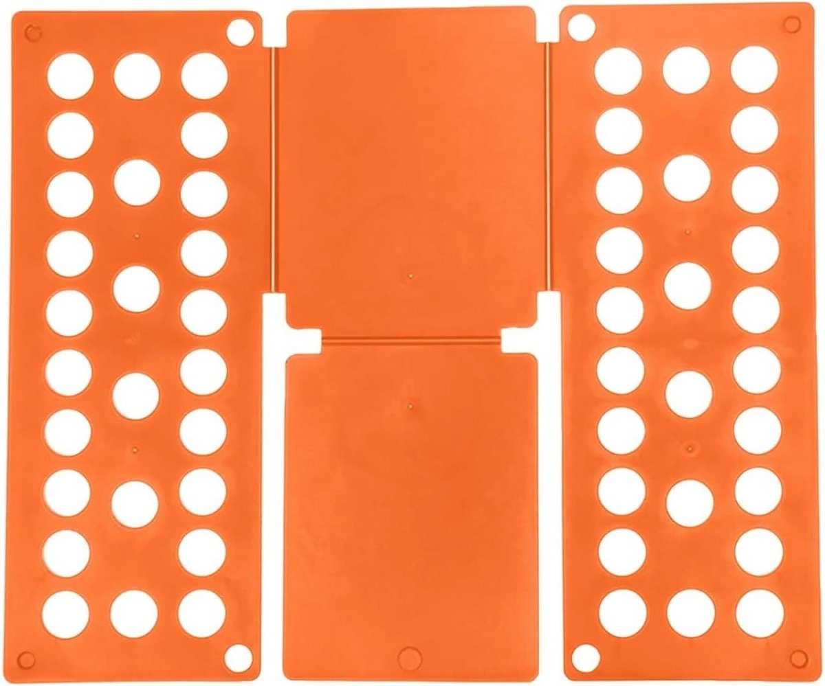 Vouwmachine Kleding - Kleding Organizer - Kleding Snel Vouwen - Tijdbesparend Ontwerp - 213 x 2508 inch - Oranje