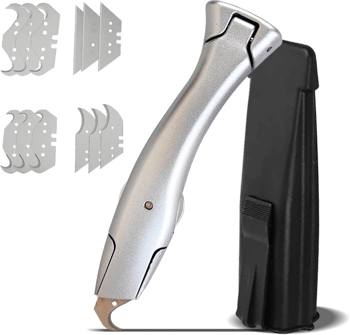 Teppichmesser set - haakmessen met trapeziummessen - professioneel tapijtmes - ideaal voor vakmensen - ShopVlot