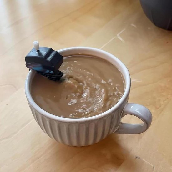 Koffie Roerder - Drank Mixer - Koffie Bereiden - Boot Motor Ontwerp - 6.5 cm - Niet gespecificeerd — afbeelding 2