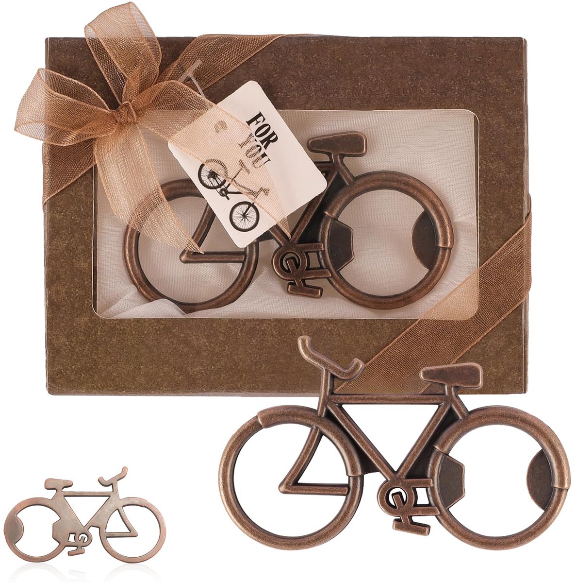 Flesopener retro design - metalen uitvoering - unieke decoratie - perfect cadeau voor fietsliefhebbers - ShopVlot