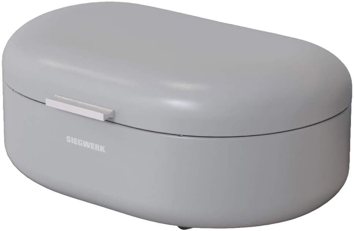 Broodtrommel PANEA M Shadow rock - mat Grijs