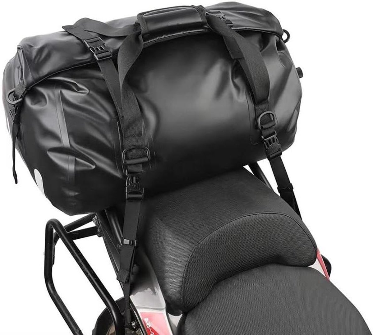 Motorfiets Achtertas - Bagagetassen Motorfiets - Motorrijden Bagage - Waterdicht Slijtvast - 45L - Zwart