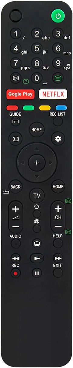 RMF TX500E Remote Control Compatible with Sony Bravia TV KD-98ZG9 - ShopVlot