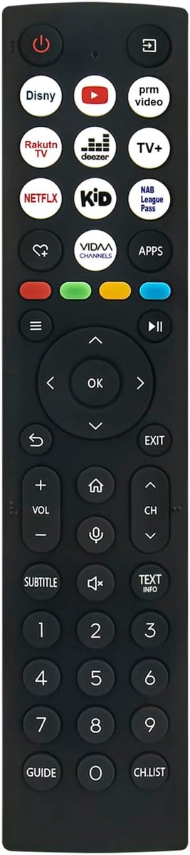 ALLIMITY ERF2AA36 Voice Remote Control Compatible With Hisense Smart TV 65E79NQ 75E79NQ 43A79NQ 50A79NQ 55A79NQ - ShopVlot
