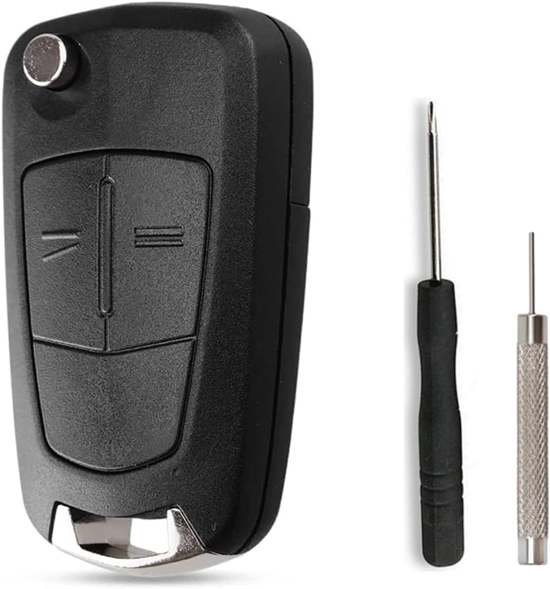 Autosleutelbehuizing met 2 Sleutels - Flip Wrench - Geschikt voor Opel Modellen - Nieuwe sleutelbehuizing - SnelShoppen