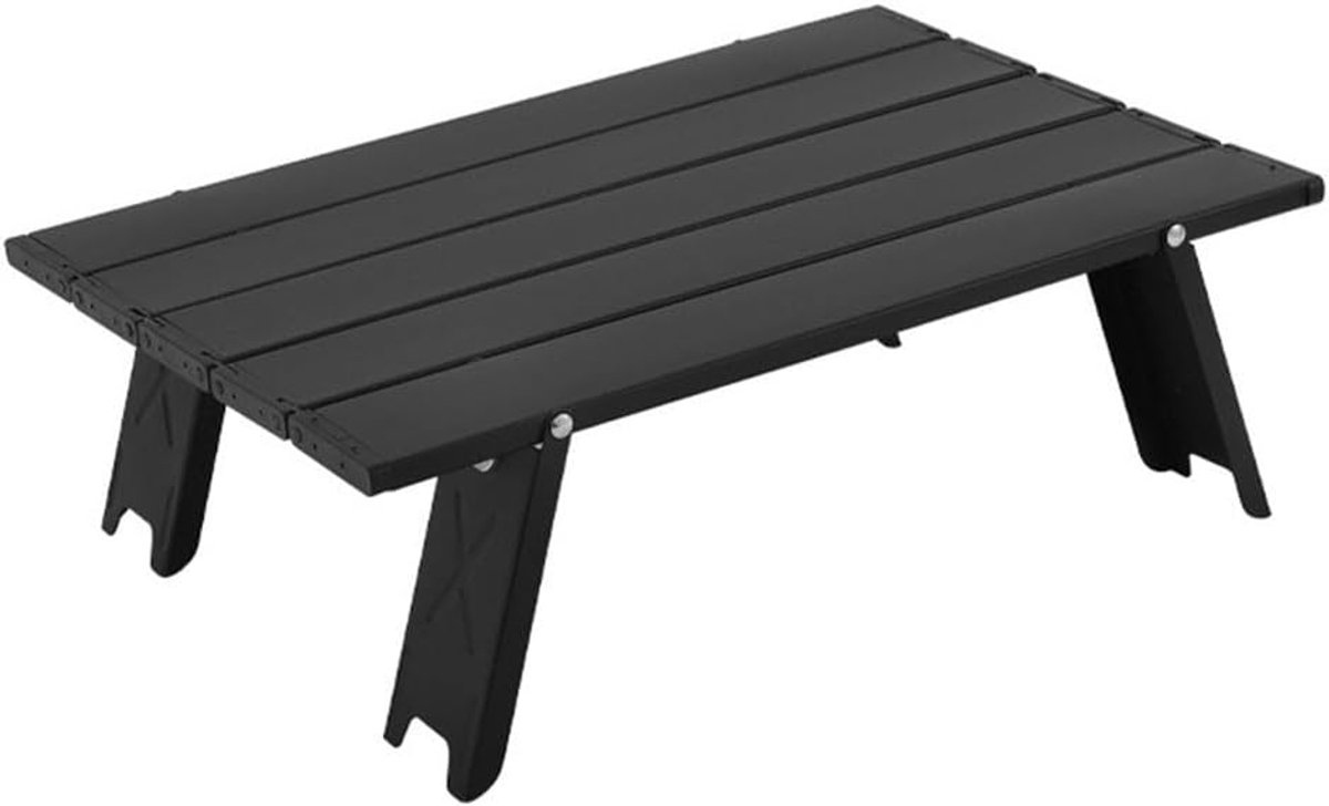 Opvouwbare Campingtafel 40x29cm - Aluminium - Lichtgewicht - Ideaal voor buitengebruik - ShopVlot