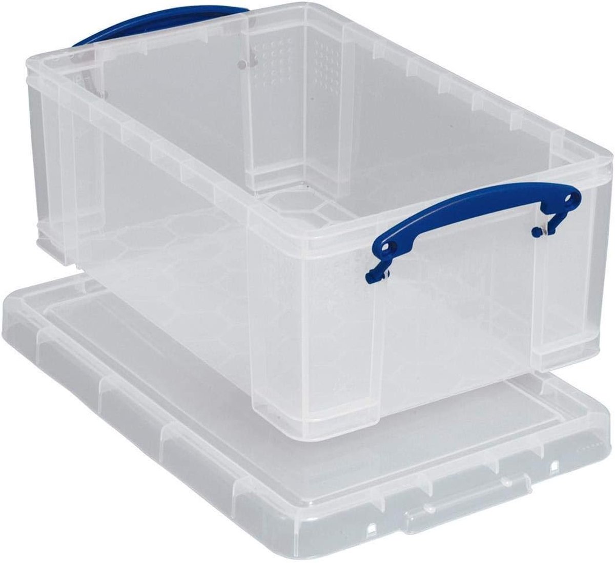 Opslagdoos 3,0 liter - transparant - stevige uitvoering - ideaal voor CDs en DVDs - ShopVlot
