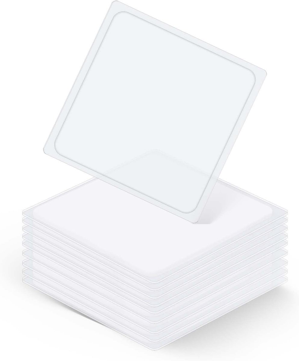 Antislip Pads 10 Stuks - Transparant Siliconen Gel - Herbruikbaar - Bescherming voor Dashboard en Telefoonhouder - ShopVlot