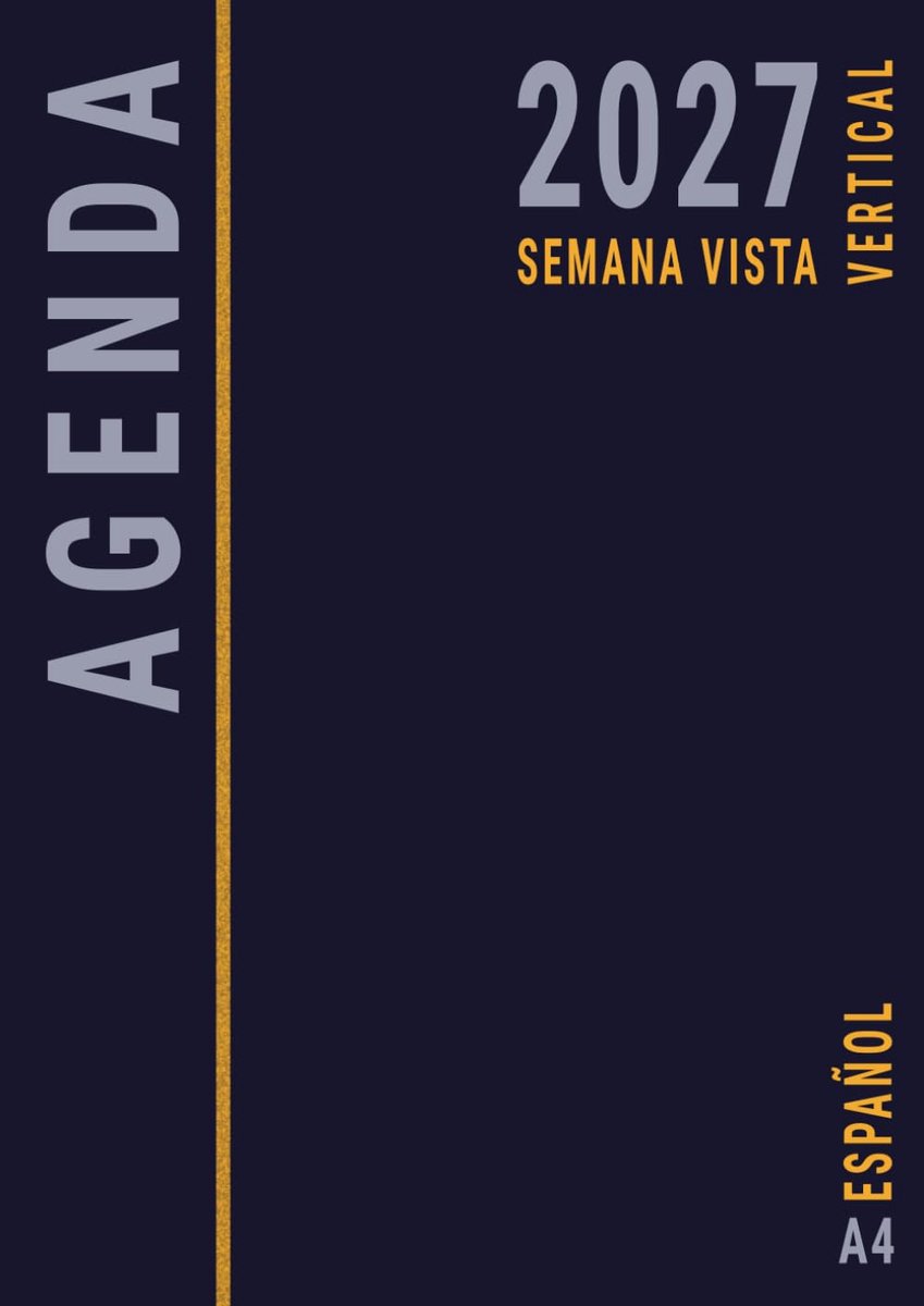 Agenda 2027 A4 Vertical - Semana Vista - Met Uren - Perfect Voor Kantoor - ShopVlot