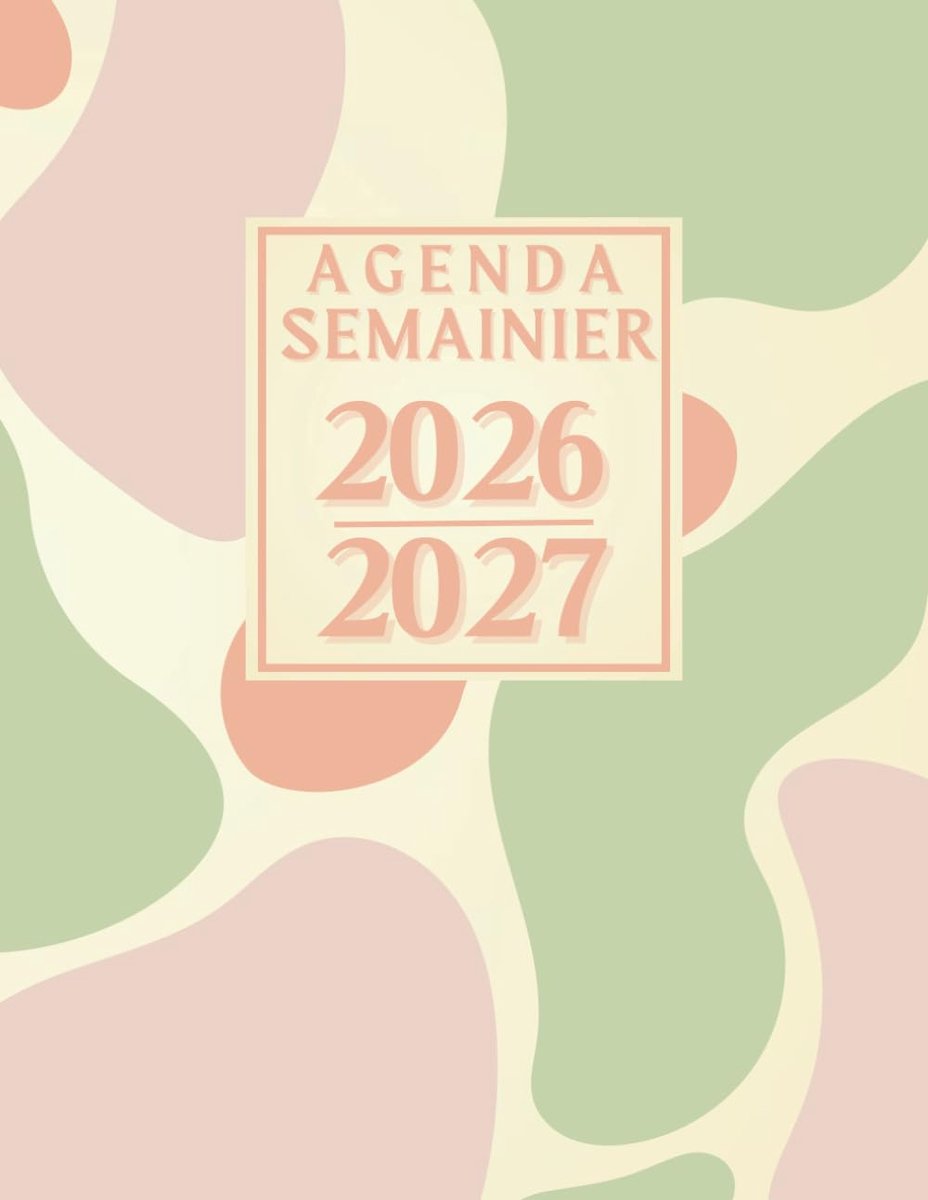 SnelShoppen - Agenda Semainier 2026-2027 | Organiserend Notitieboek A4 met 1 Week per Pagina | Praktische Planner van 1 Januari tot 31 December 2027