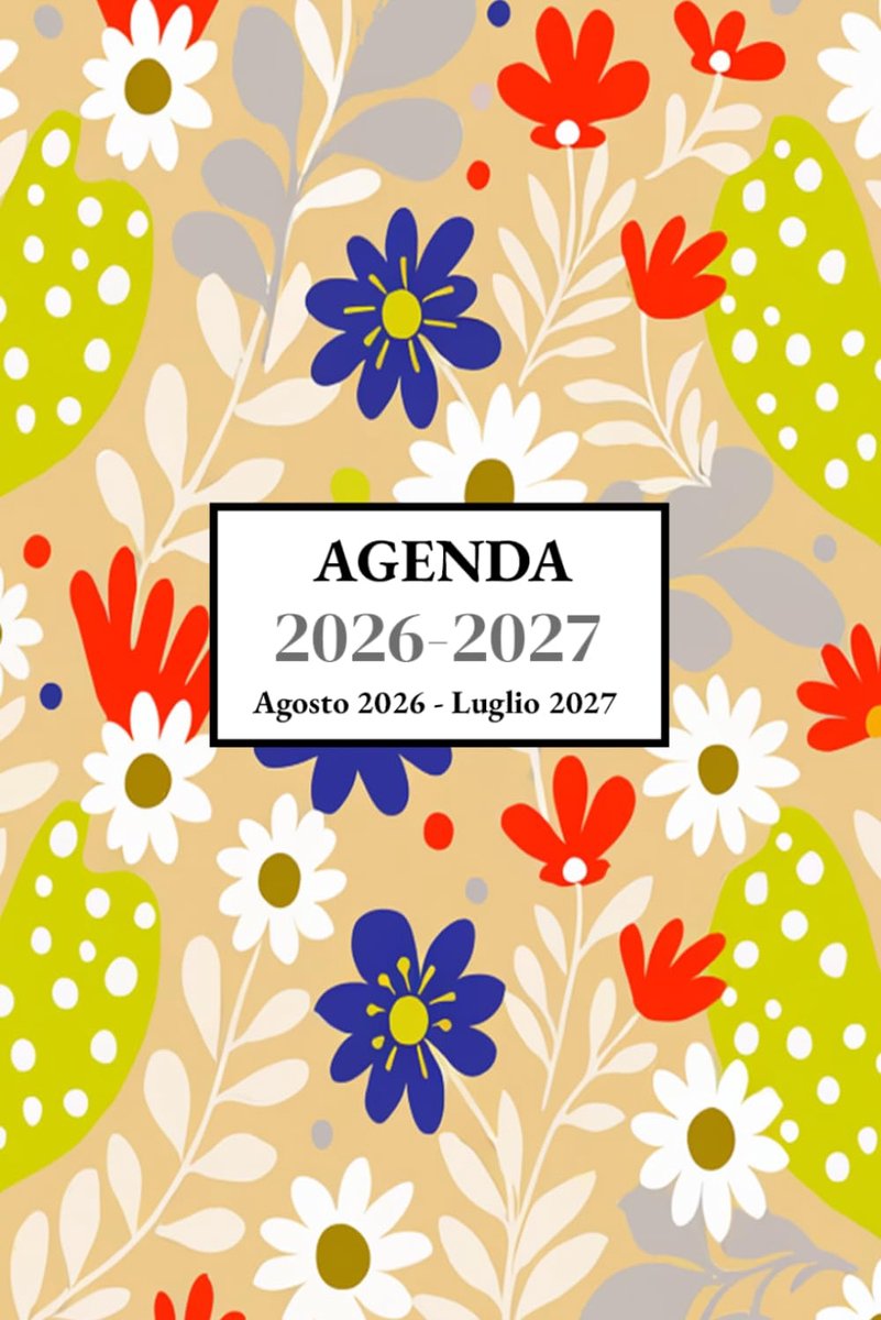 SnelShoppen - Agenda 2026 2027 Giornaliera A5 - 12 Maanden van Augustus 2026 tot Juli 2027 - 1 Pagina per Dag - Perfect voor School en Werk