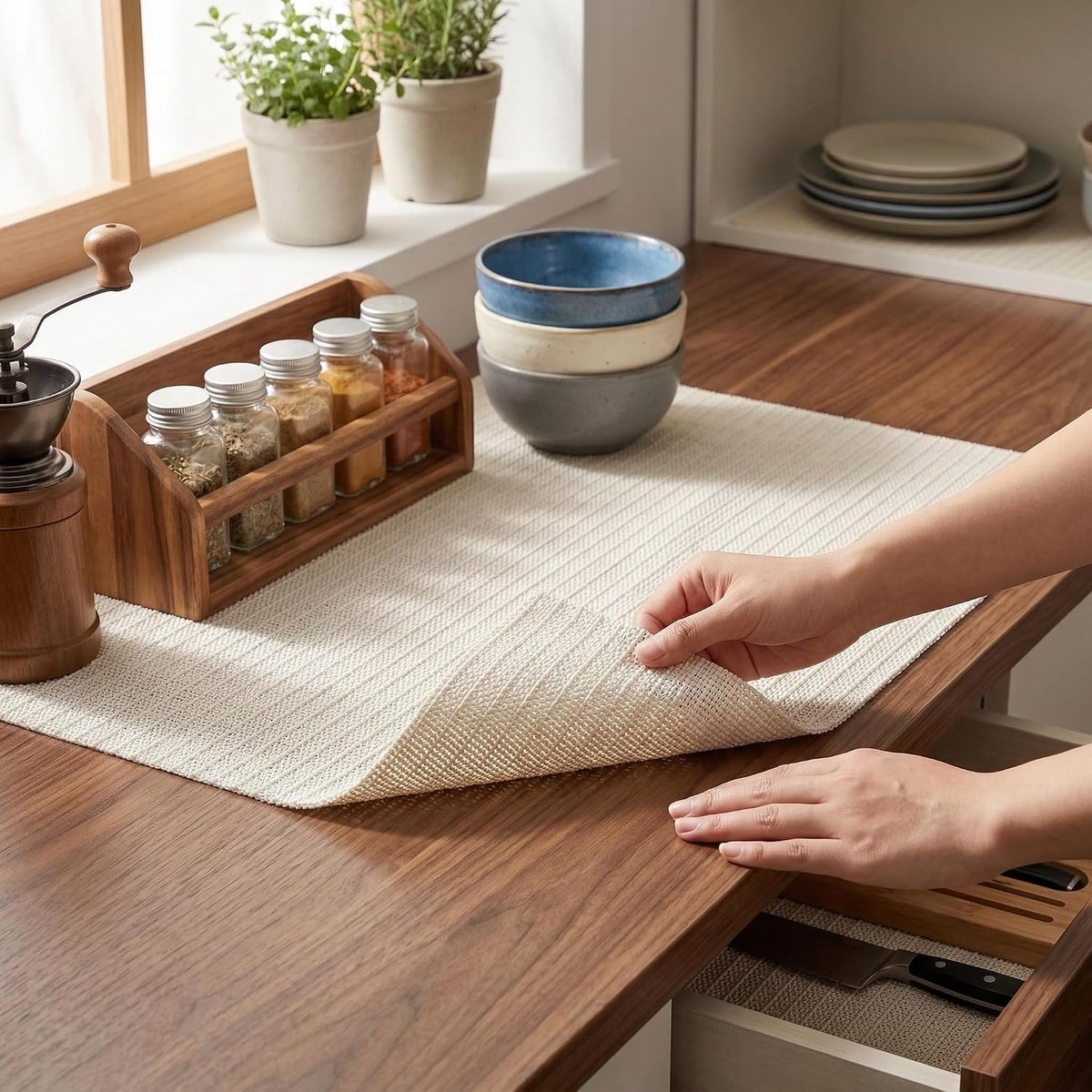 Non-slip mat 50 x 50 cm - PVC mat - multifunctioneel - ideaal voor meubels - SnelShoppen