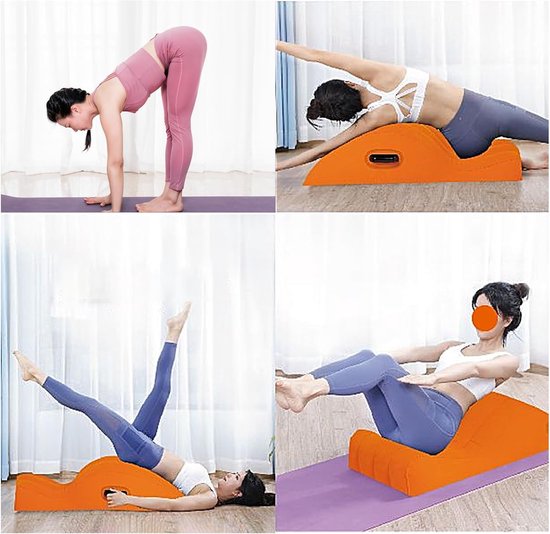 Yoga Lounge Stoel - Pilates Bank - Ontspannen Thuis - Ergonomisch Comfort - Compact Opvouwbaar - Meerkleurig — afbeelding 4