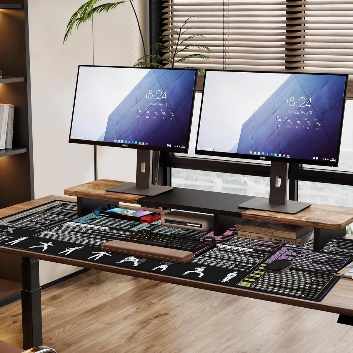 Excel muismat 120x60cm - grote bureauondergrond - praktische sneltoetsen - efficiënt werken - SnelShoppen