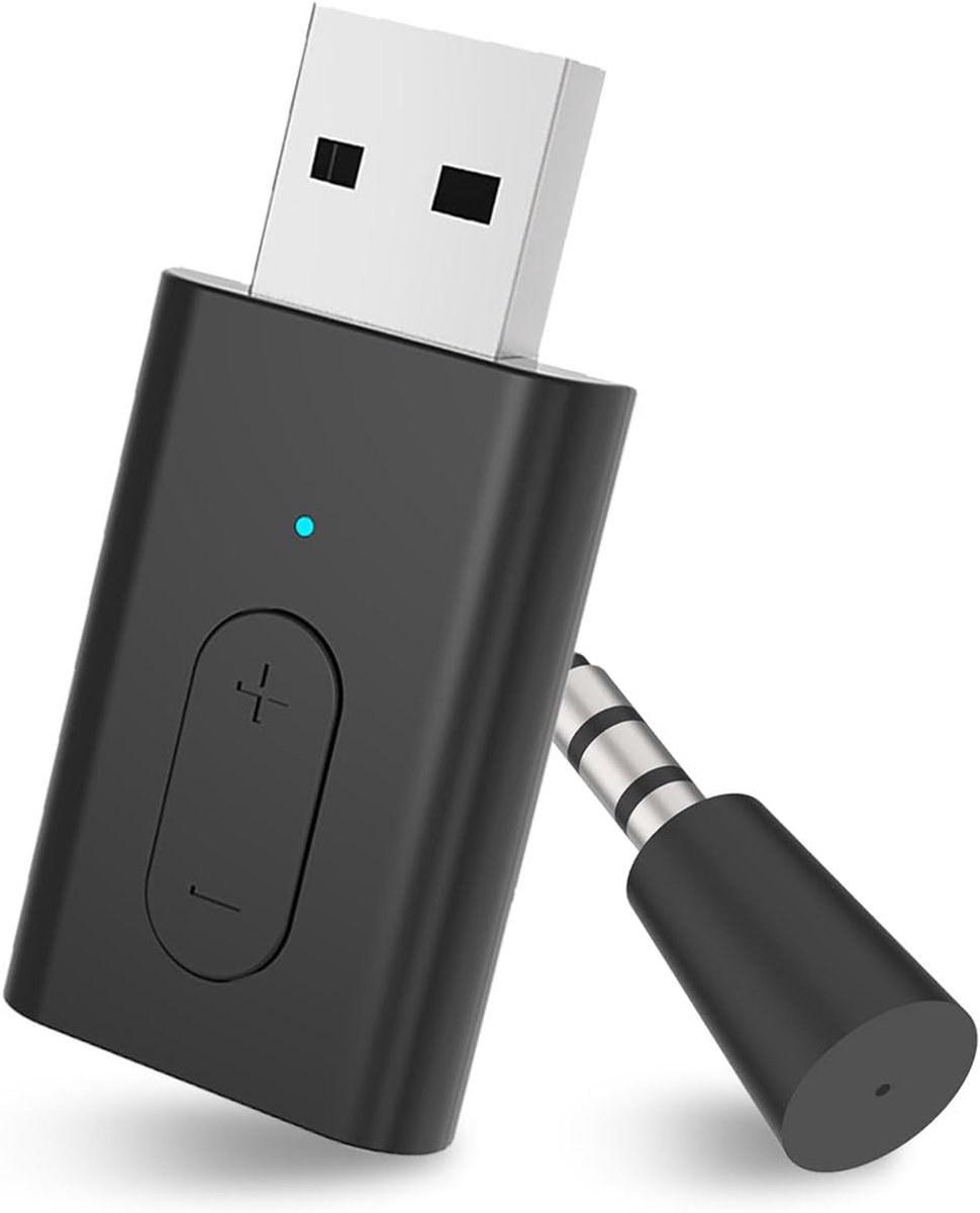 Bluetooth audio adapter - USB APTX-Adaptive - voor PS5 en PC - draadloze verbinding met hoofdtelefoons - SnelShoppen