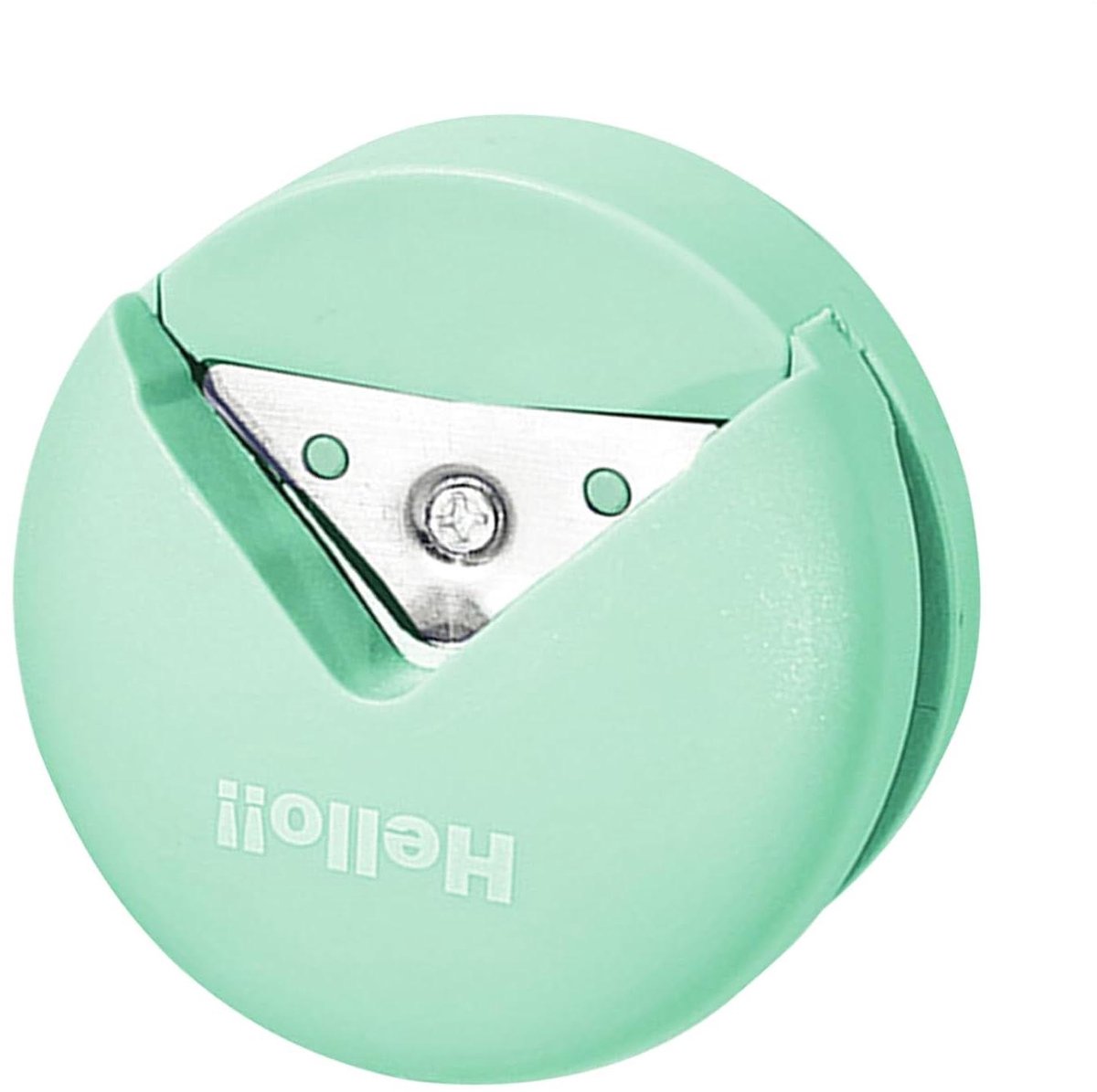 Papier Hoekronder - Gereedschap voor kaarten maken - Papier projecten afronden - Eenvoudig en nauwkeurig - 4 mm radius - Groen