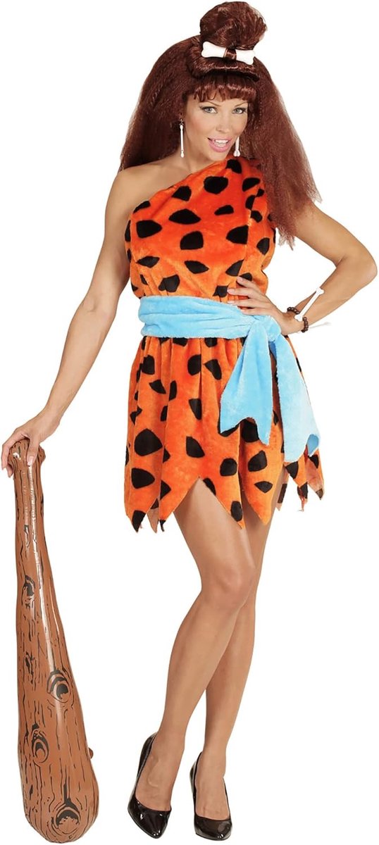 kostuum steentijdkersvrouw - jungle-vrouw - Neandertaler - perfect voor carnaval - SnelShoppen