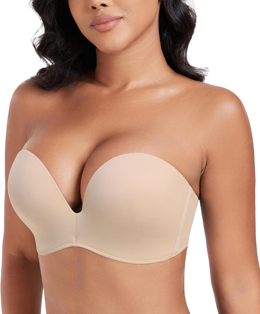 Dames Comfort Bh Met Hele Cup Voor Zonder Vulling Grote Maten | Strapless, met beugel, rugvrij, ondergoed, grote maten, comfortabel, antislip, baljurken, bruidsjurken, vrouwen