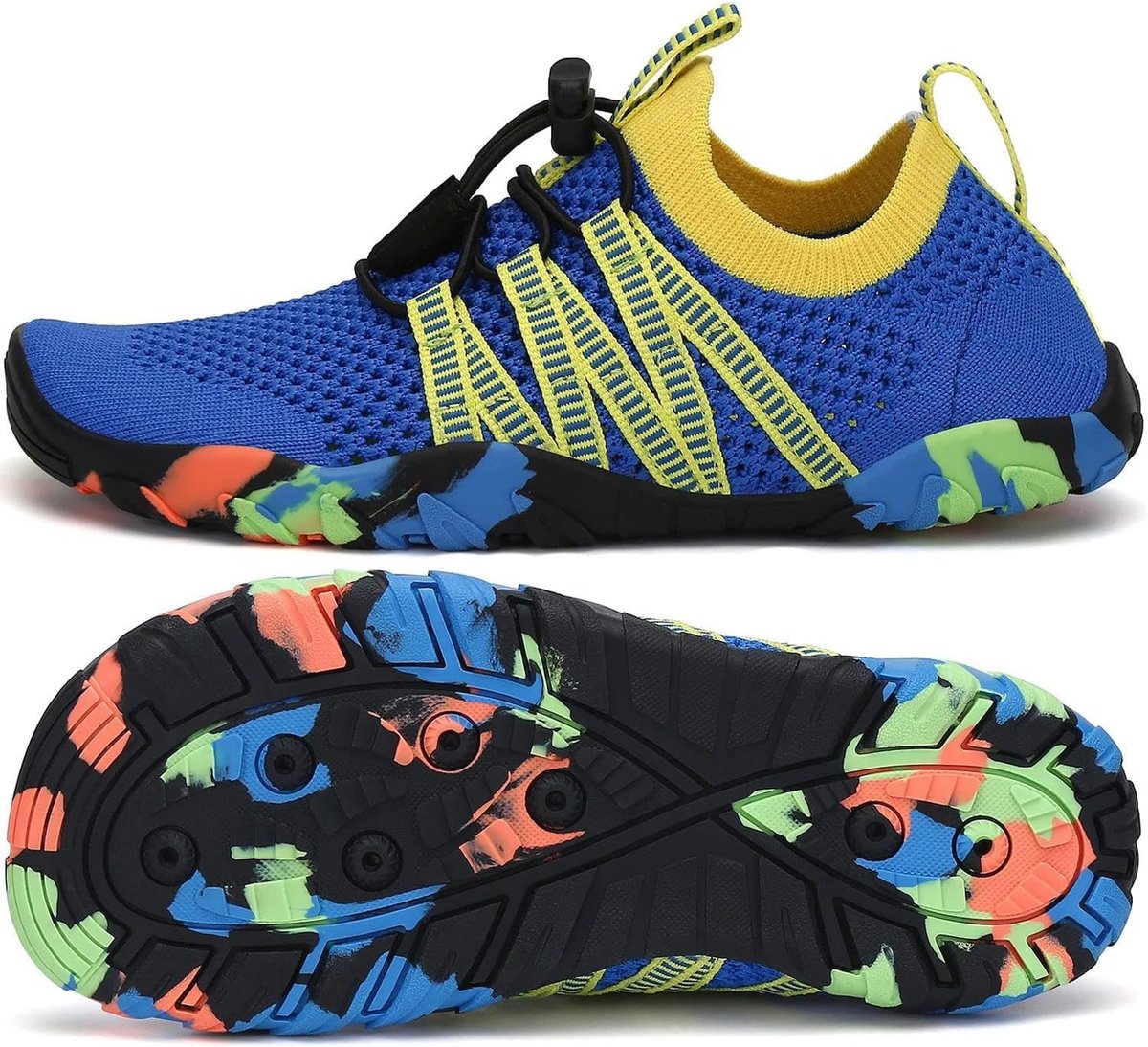 Waterschoenen voor kinderen, waterschoenen, jongens en meisjes, strandschoenen, ademend, zwembadschoenen, zee, voor surfen, duiken, zwemmen, maat 24-36 EU