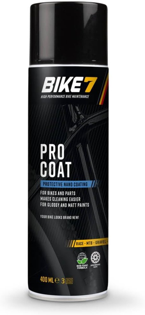 Bike7 pro coat nano coating - zwarte bescherming - waterafstotend - lange levensduur - SnelShoppen