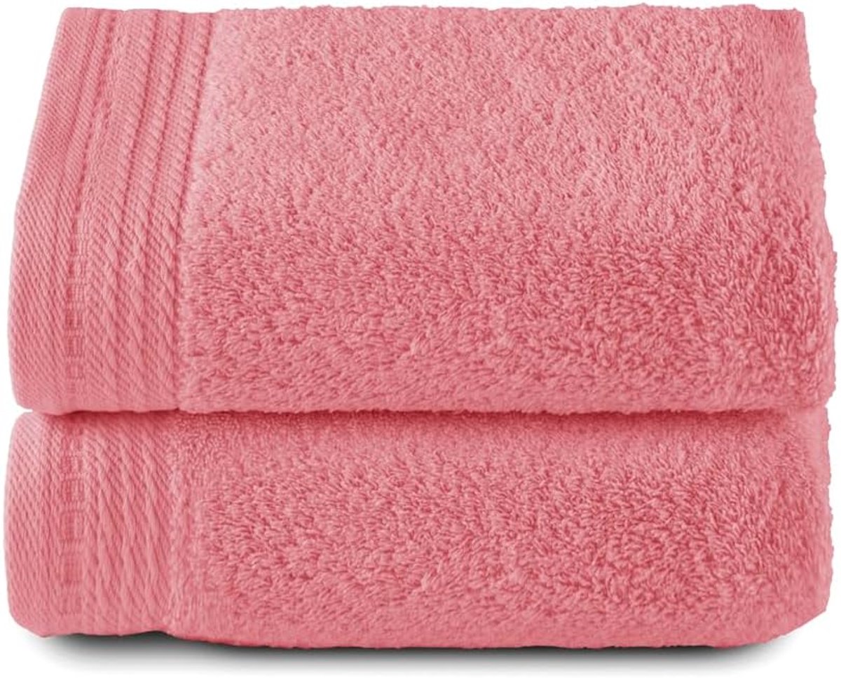 Top Towel 2 handdoeken, badhanddoeken, 100% gekamd katoen, 600 g/m², 100 x 50 cm, ketel