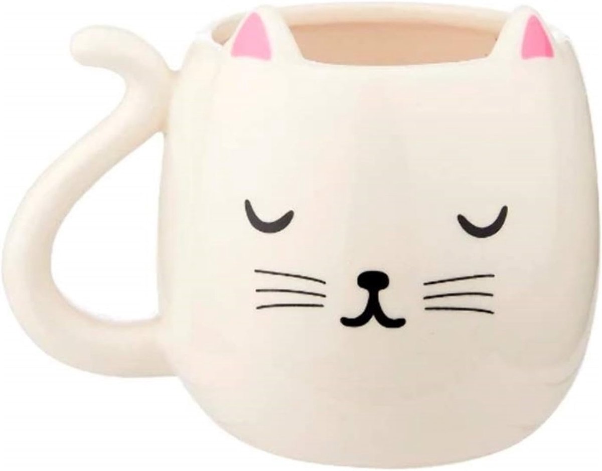 & Belle Cutie Cat Shaped Mug