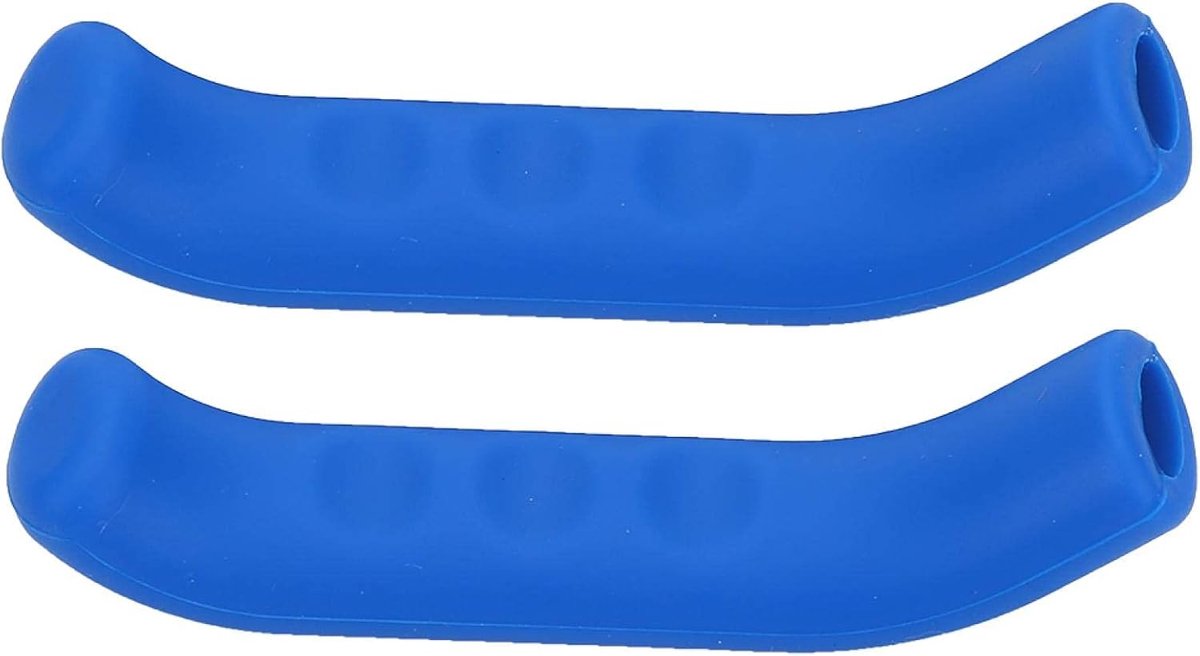 5 kleuren Fiets Remgrepen Fiets Remhendel Cover Siliconen Grips Antislip Waterdichte Protector Fietsen Accessoire(blauw)