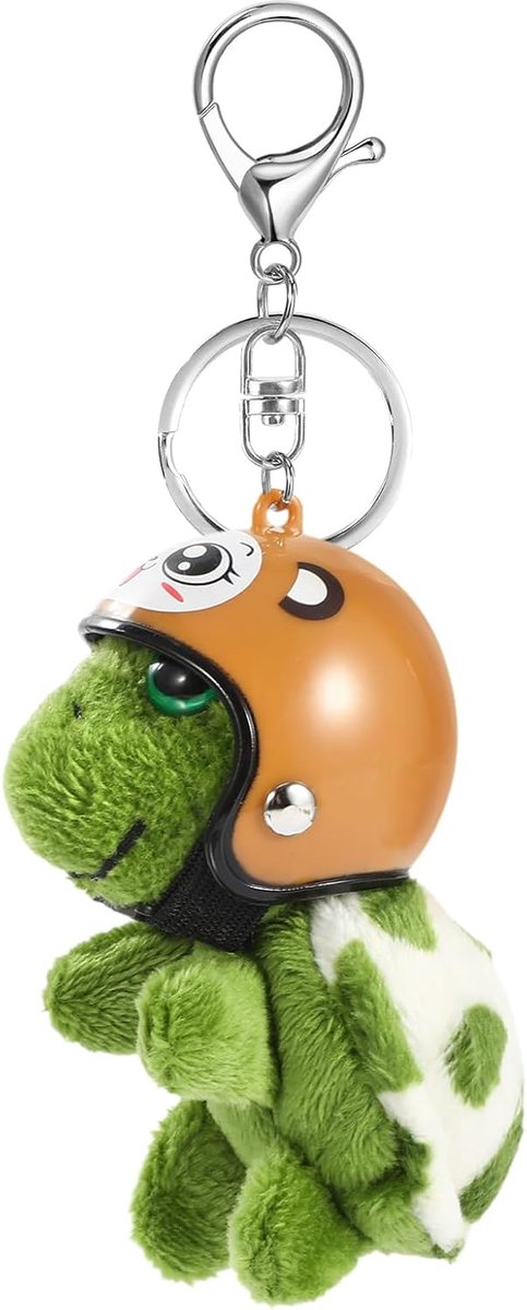 Leuke Sleutelhangers Zachte Pluche Schildpad Hanger Sleutelhangers Gepersonaliseerde Auto Sleutelhangers Rugzak Handtas Charms Voor Vrouwen Meisjes Gift