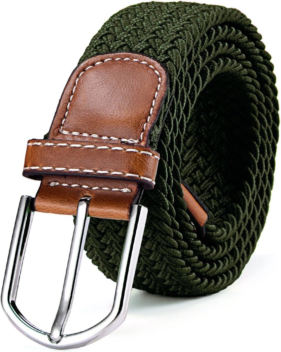 riem gevlochten riem en elastische riem voor dames en heren lengte 100 cm tot 130 cm