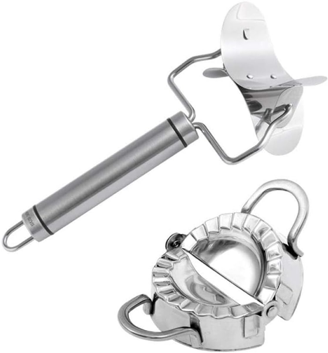 Machine, roestvrij staal knoedel vorm, laat je eten knoedels snel en gemakkelijk (een set)