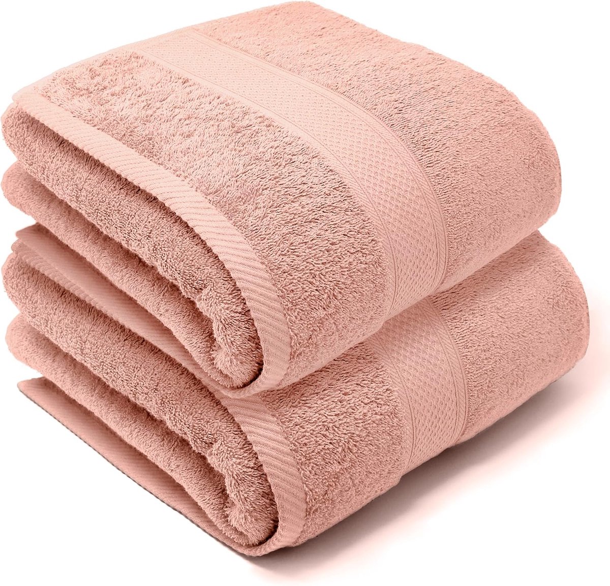 Grote badhanddoeken, douchehanddoeken, hoogwaardige katoenen handdoekenset, 550 g/m², 2-delig (70 x 130 cm), badhanddoekenset, extra zacht, absorberend en robuust