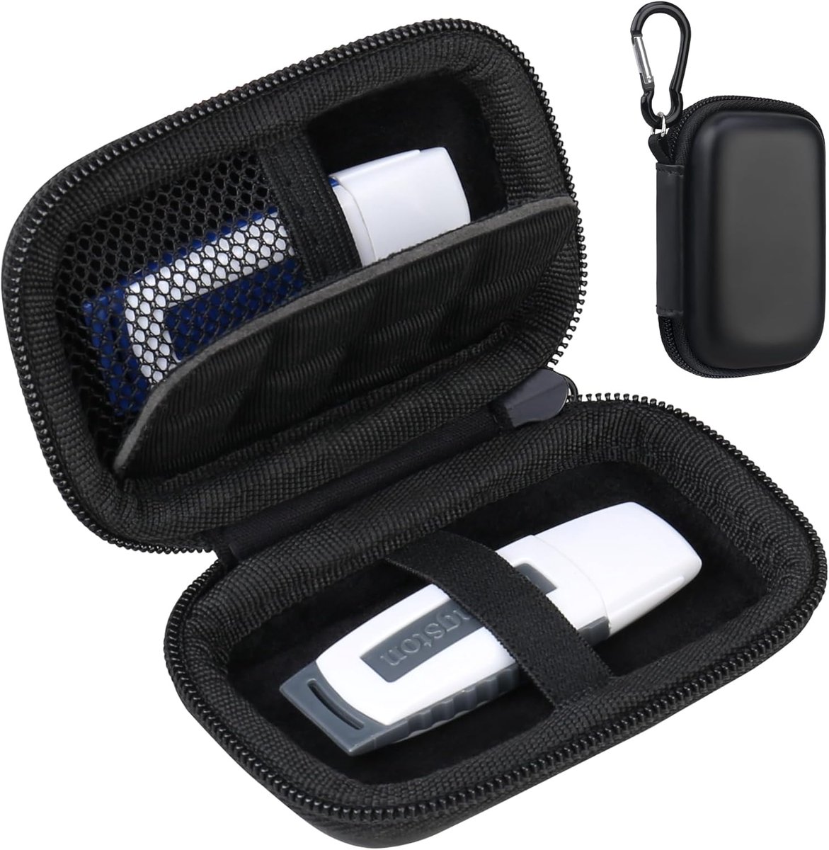 USB Flash Drive Case, USB Storage Case, USB Houder Opbergtas, Thumb Drive Caes voor SanDisk/Samsung USB Flash Drive hoesjes, Jump Drive gevallen, Elektronische Accessoires Organizer, Zwart