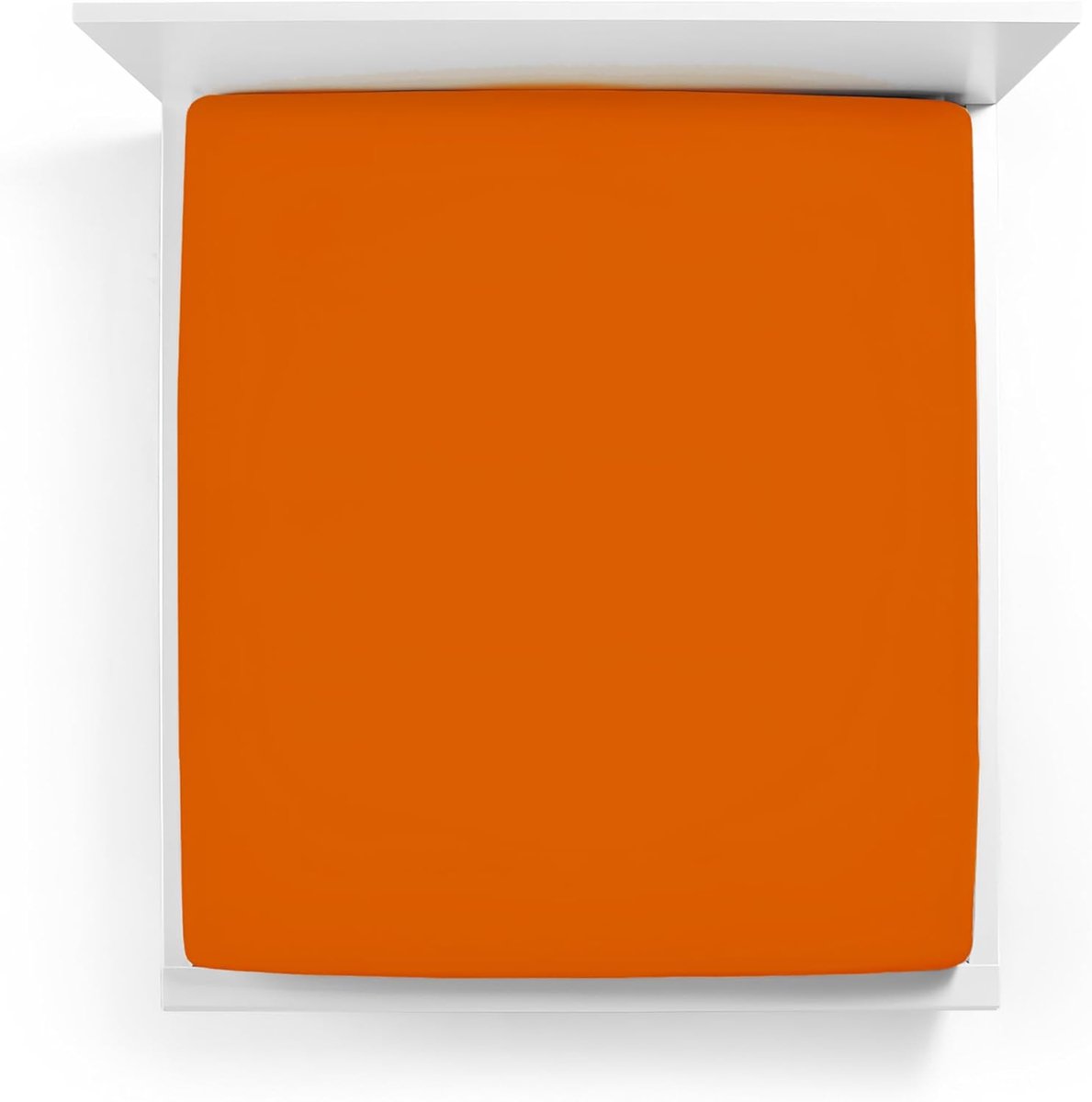 Jersey fitted sheet 180 - 200 x 200 - 220 cm - turmeric 0714 - ultra-zacht - perfecte pasvorm - SnelShoppen