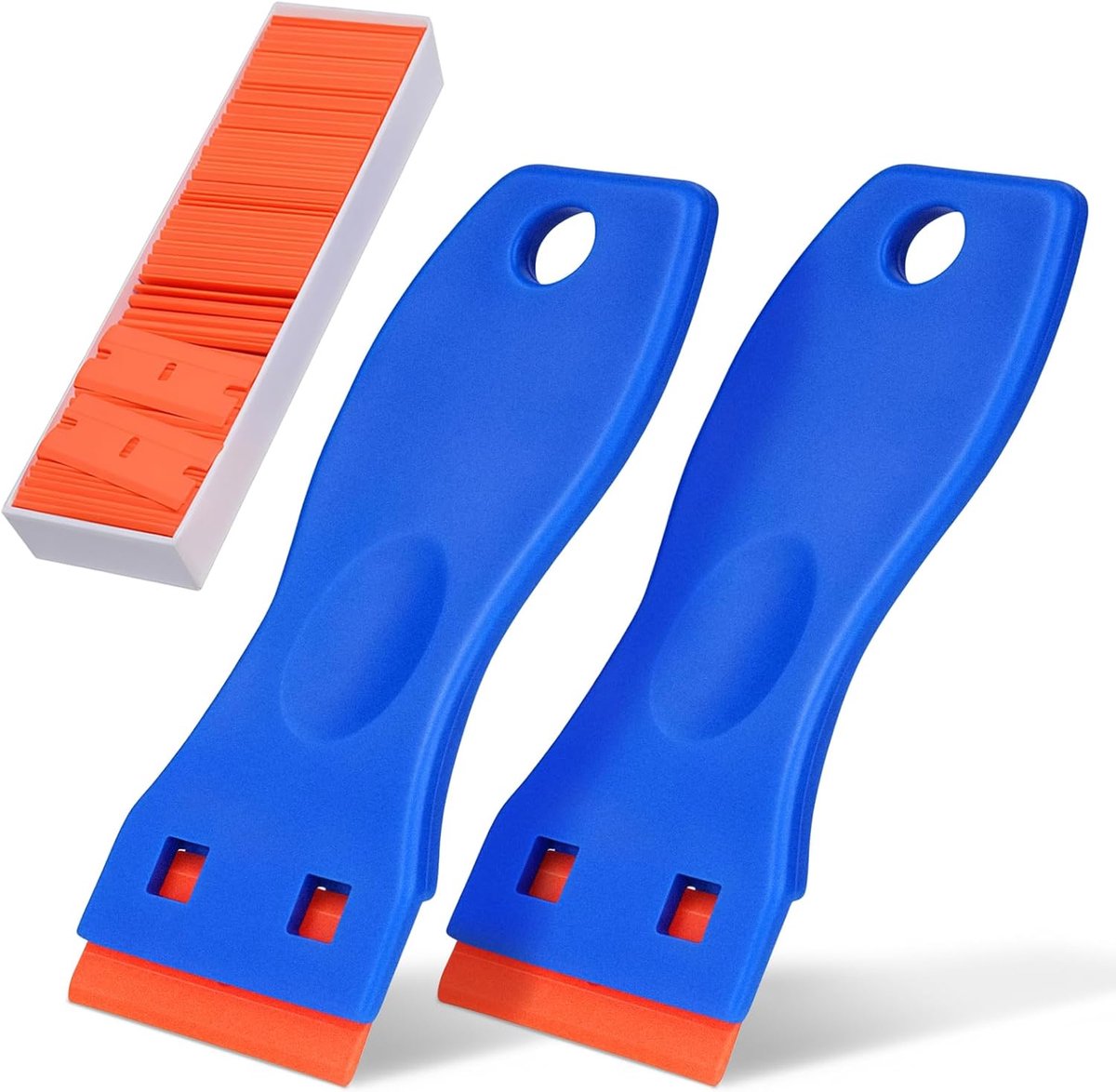 Plastic lijmverwijderaar set van 2 - Professioneel gereedschap - Voor het verwijderen van kleefresten - ShopVlot