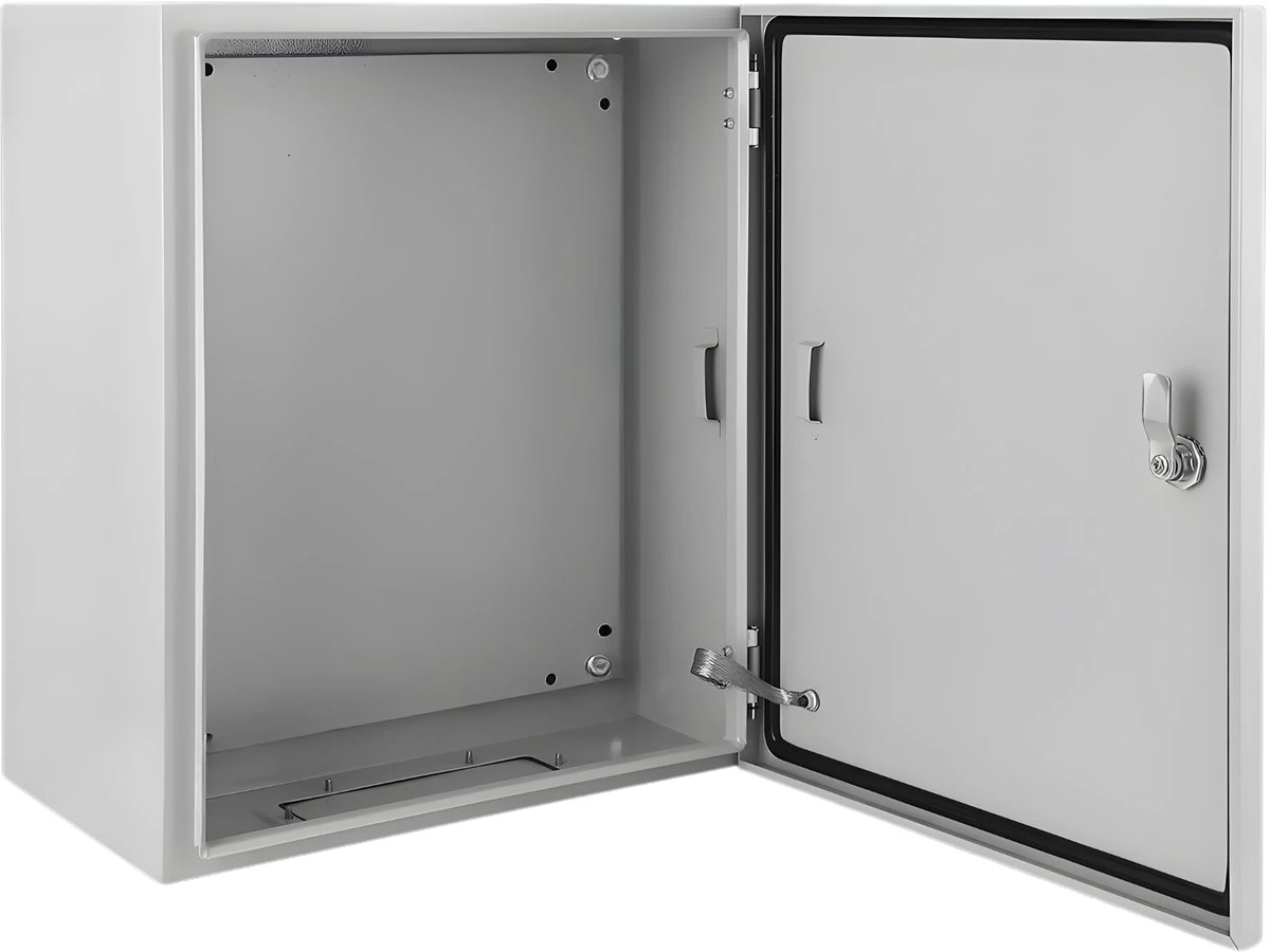 Elektrische Aansluitdoos IP66 51x40x20 cm - Waterdichte Stalen Behuizing met Slot - Voor Buitenmontage