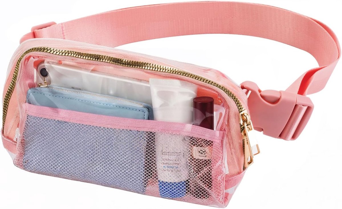Crossbody tas transparant - doorzichtig stadion tas - lichtgewicht - ideaal voor evenementen - ShopVlot