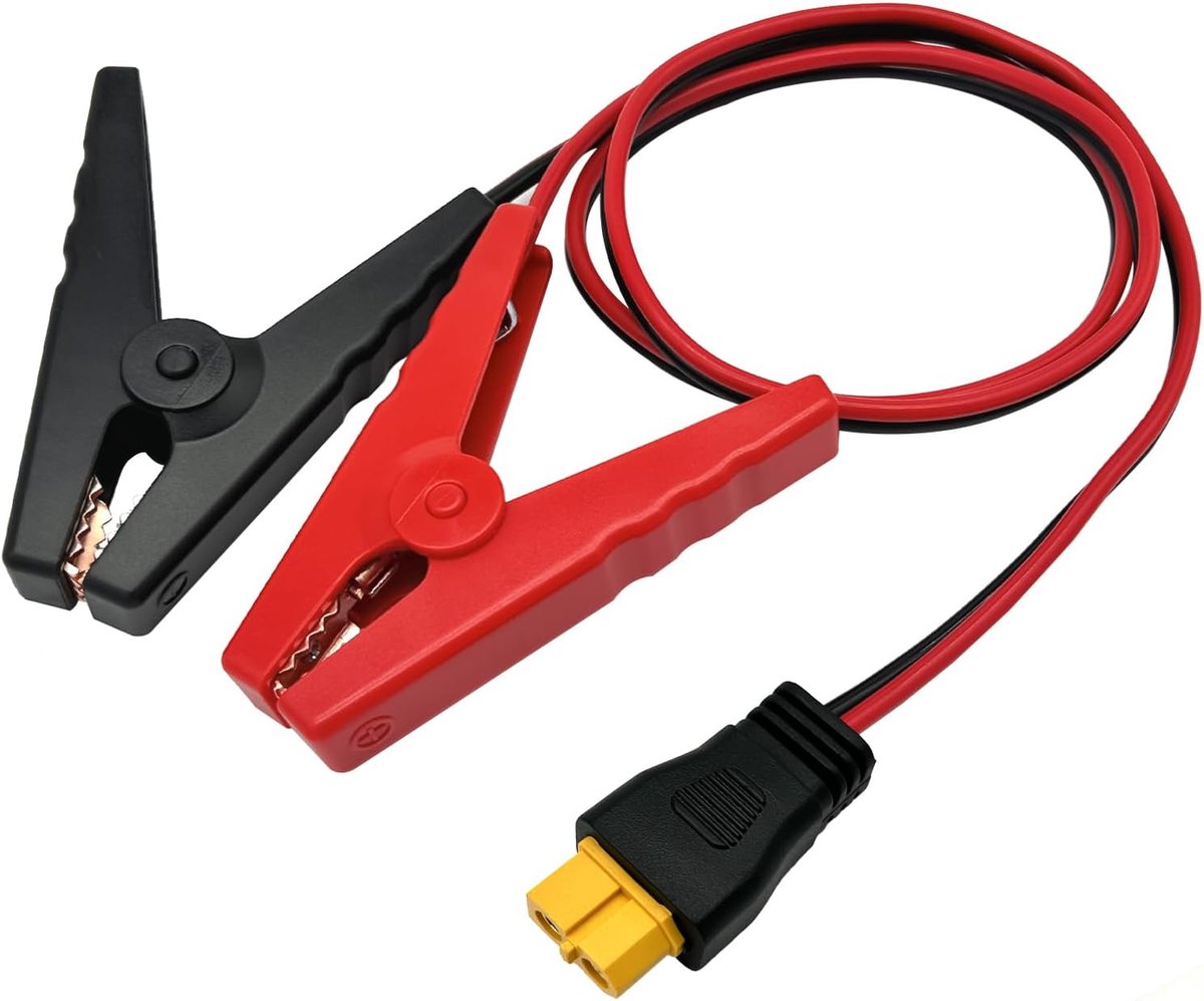Alligatorclip kabel - XT60 connector - Accu aansluitkabel - Voor eenvoudig opladen - ShopVlot