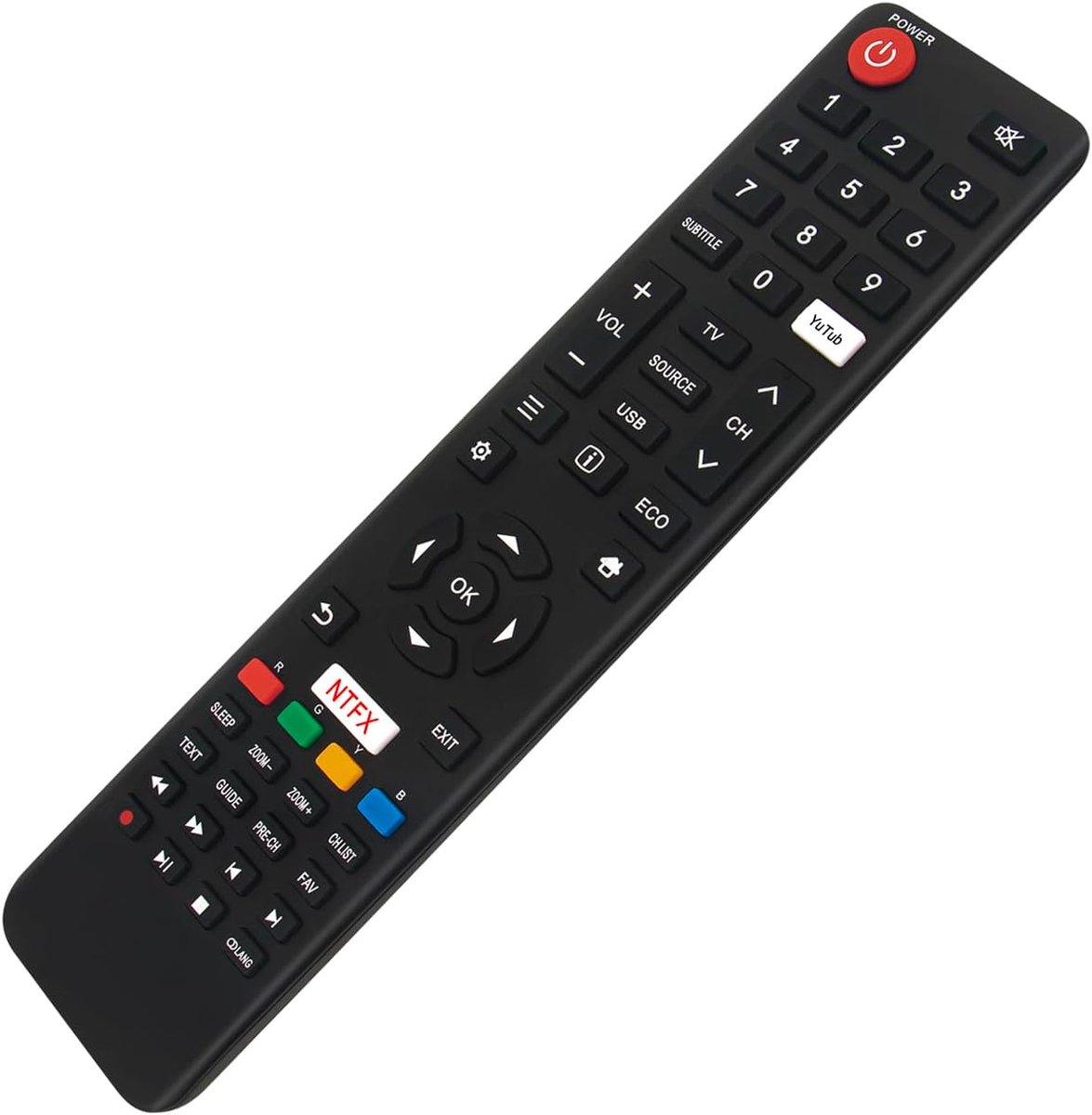 Afstandsbediening voor Strong TV - Geschikt voor diverse modellen - Gemakkelijk in gebruik - Betrouwbare vervanging - ShopVlot