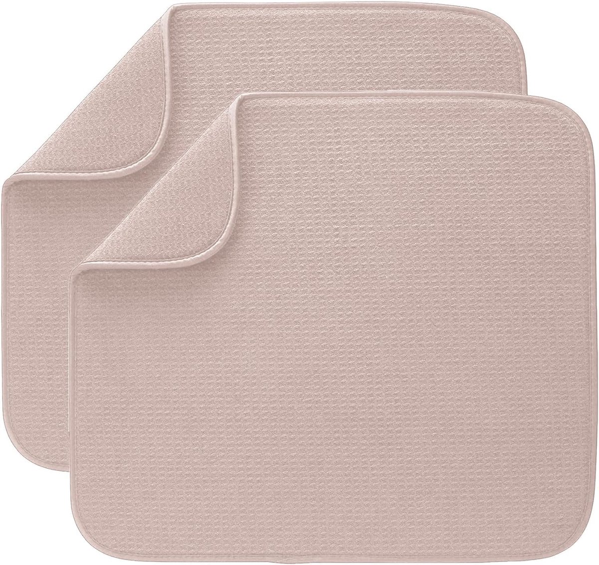 Microfiber afdroogmat 40cm x 46cm - beige - super absorberend - vervangt keukenhanddoeken - ShopVlot