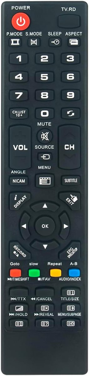 Afstandsbediening voor Orion TV CLB24W370S CLB24B450S - Universeel - Eenvoudig in gebruik - Voor directe controle - ShopVlot