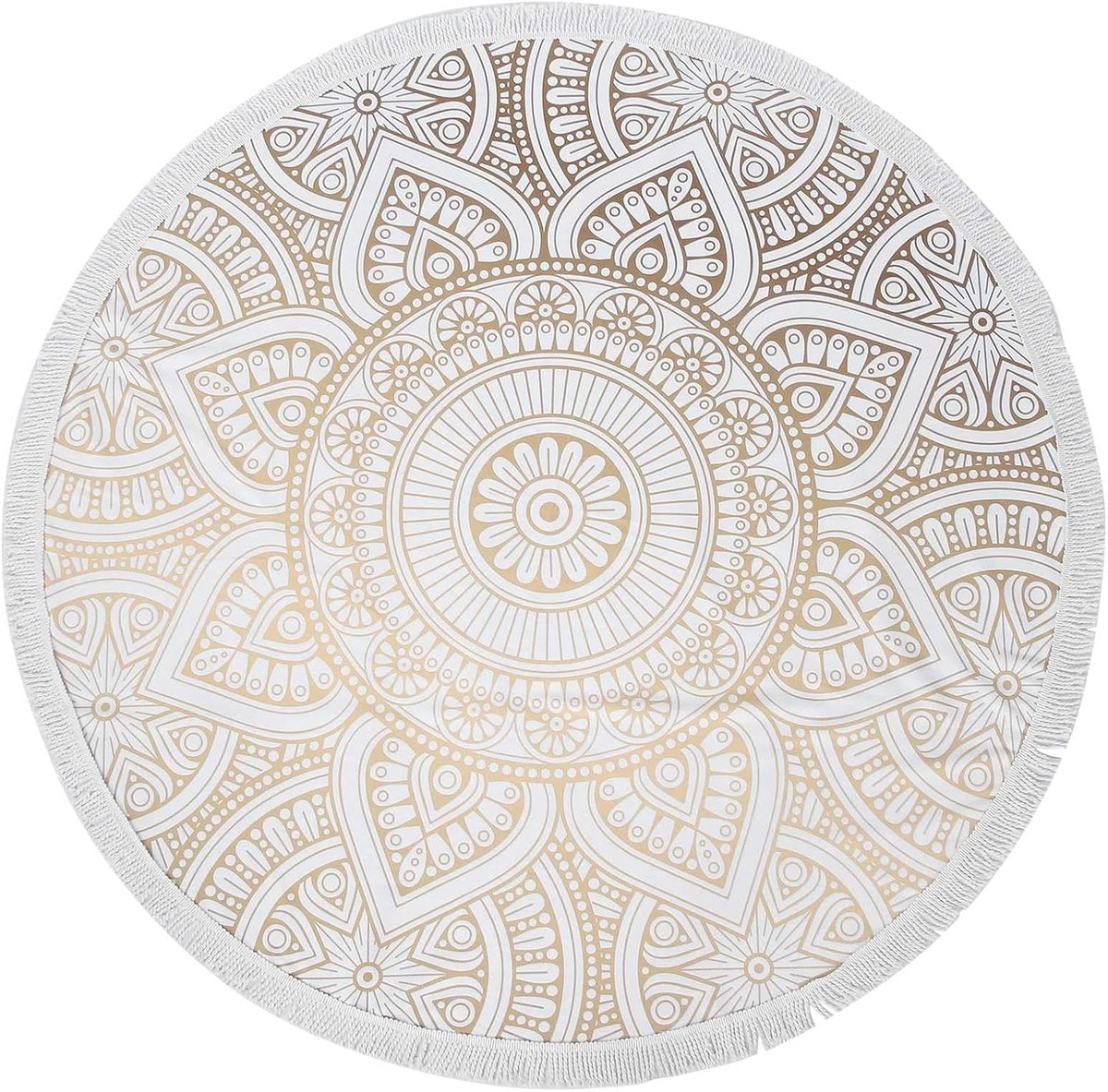 Strandlaken oversized - microvezel - boho design - ideaal voor op het strand - ShopVlot