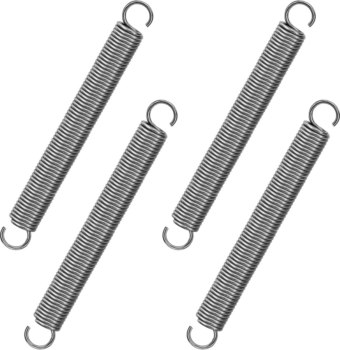 Spanners met haak 90 mm - roestvrij staal - hoge trekkracht 3.2 kg - ideaal voor diverse toepassingen - ShopVlot