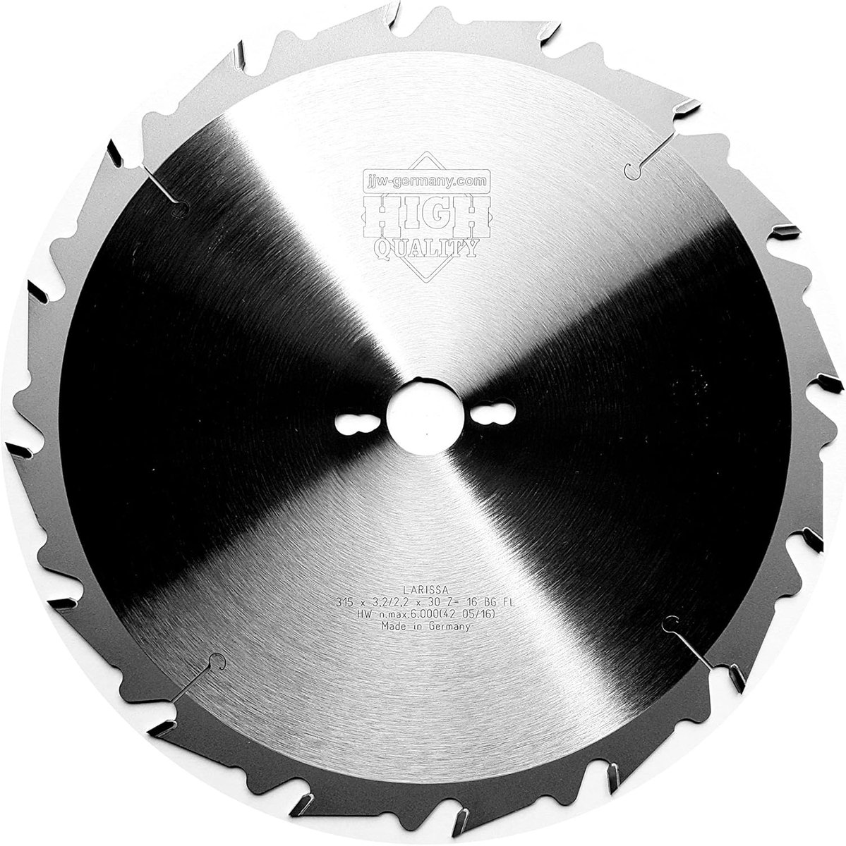 Cirkelzaagblad 315 x 30 Z = 16 WZ BG - HSS - voor houtbewerking - geschikt voor zaagmachines - ShopVlot