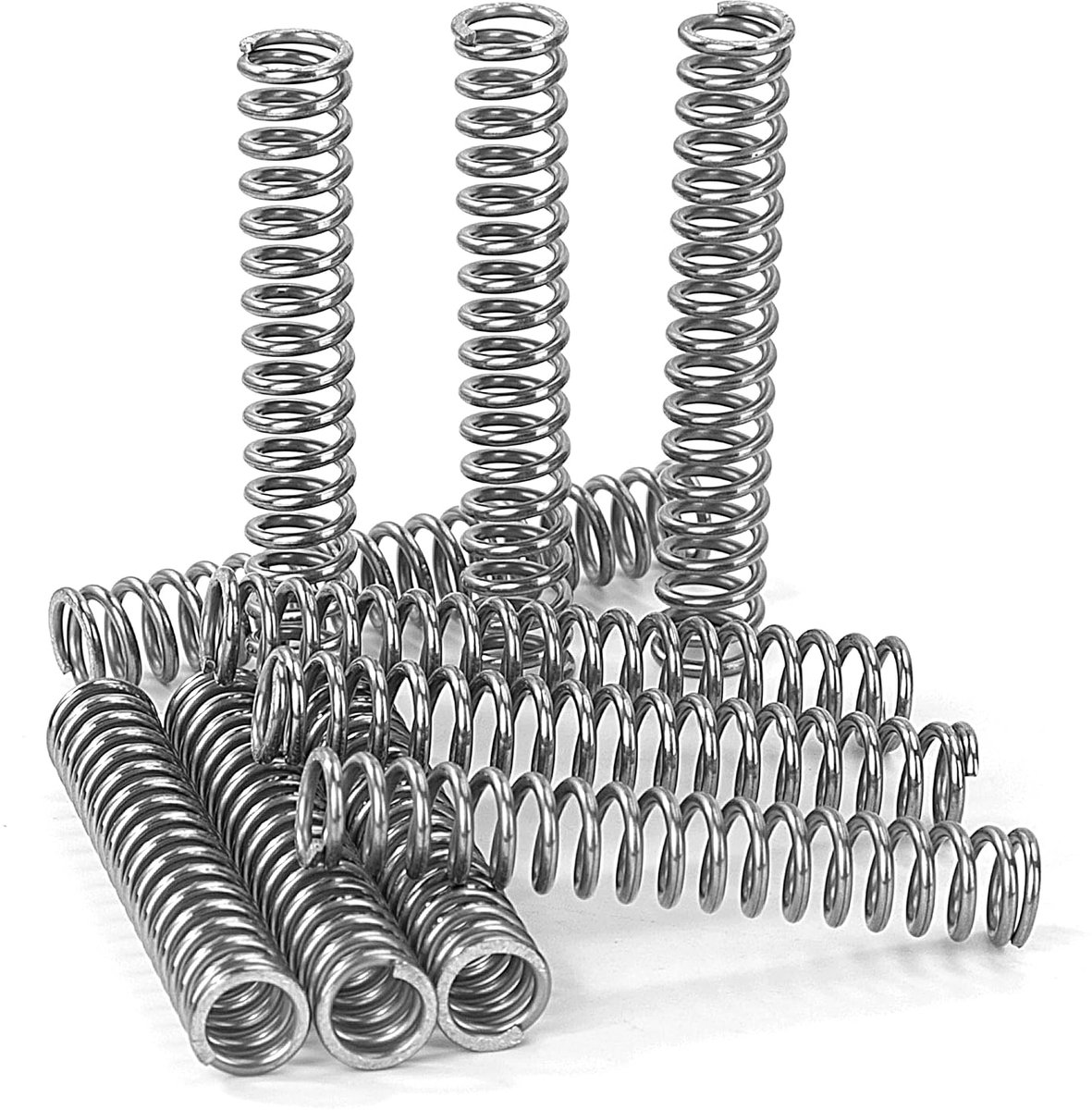 Compressiespringen 45 mm - roestvrij staal 304 - 1,1 mm draad - hoge veerkracht van 4,7 kg - 20 stuks - ShopVlot