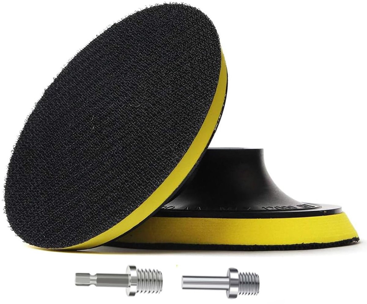 Polijstpad 115mm - Schuurpad met M14 aansluiting - Duurzaam en sterk - Geschikt voor schuurmachines - ShopVlot