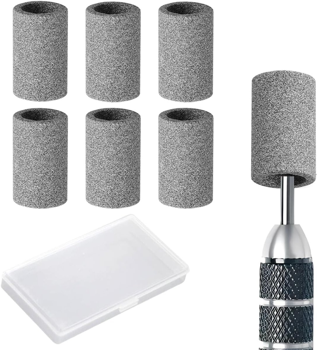 Dart slijper set van 6 - ronde slijpers - hoogwaardig materiaal - houdt dartpunten scherp - ShopVlot